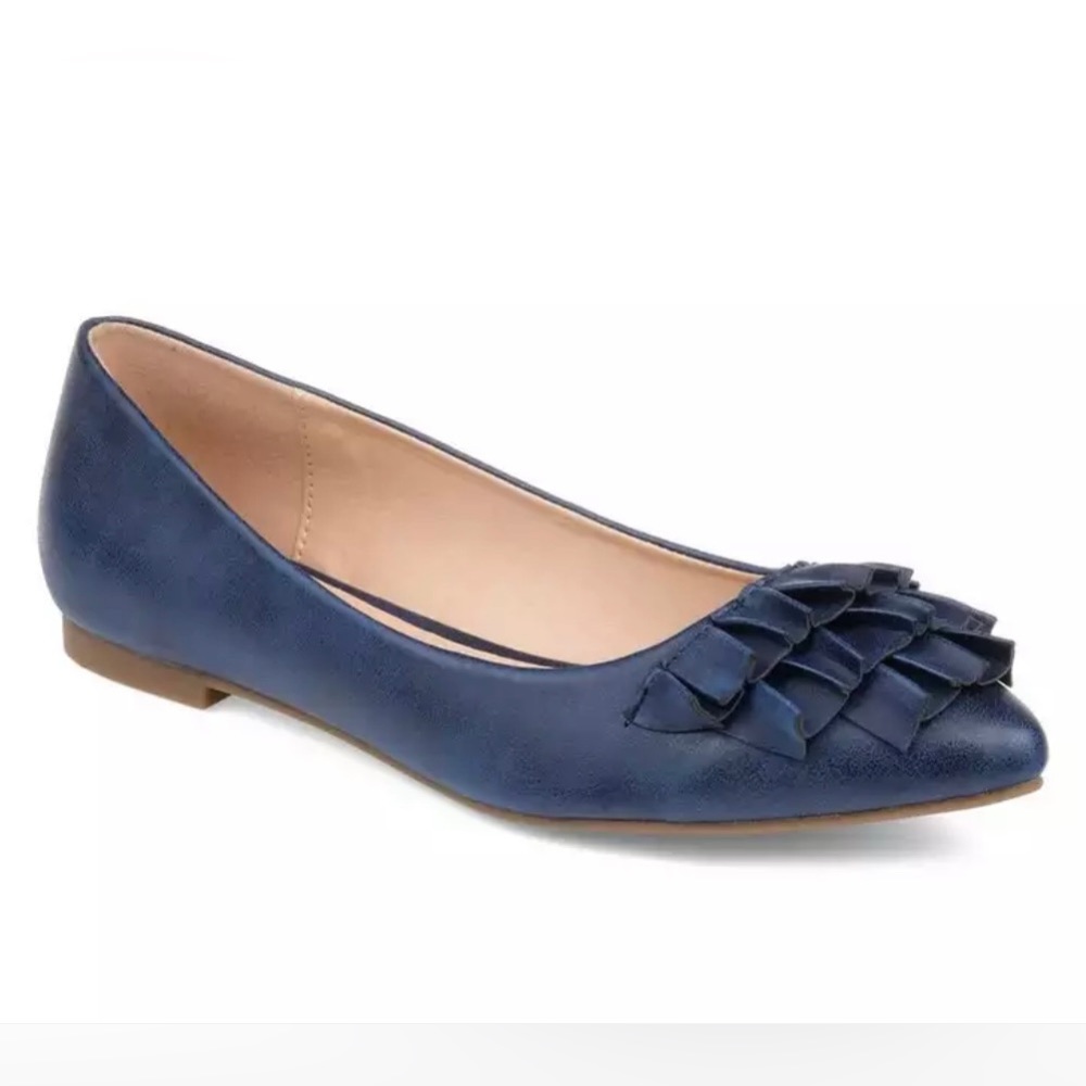 Journee Collection Womens Judy Slip-on Pointed Toe Ballet Flats NWOT